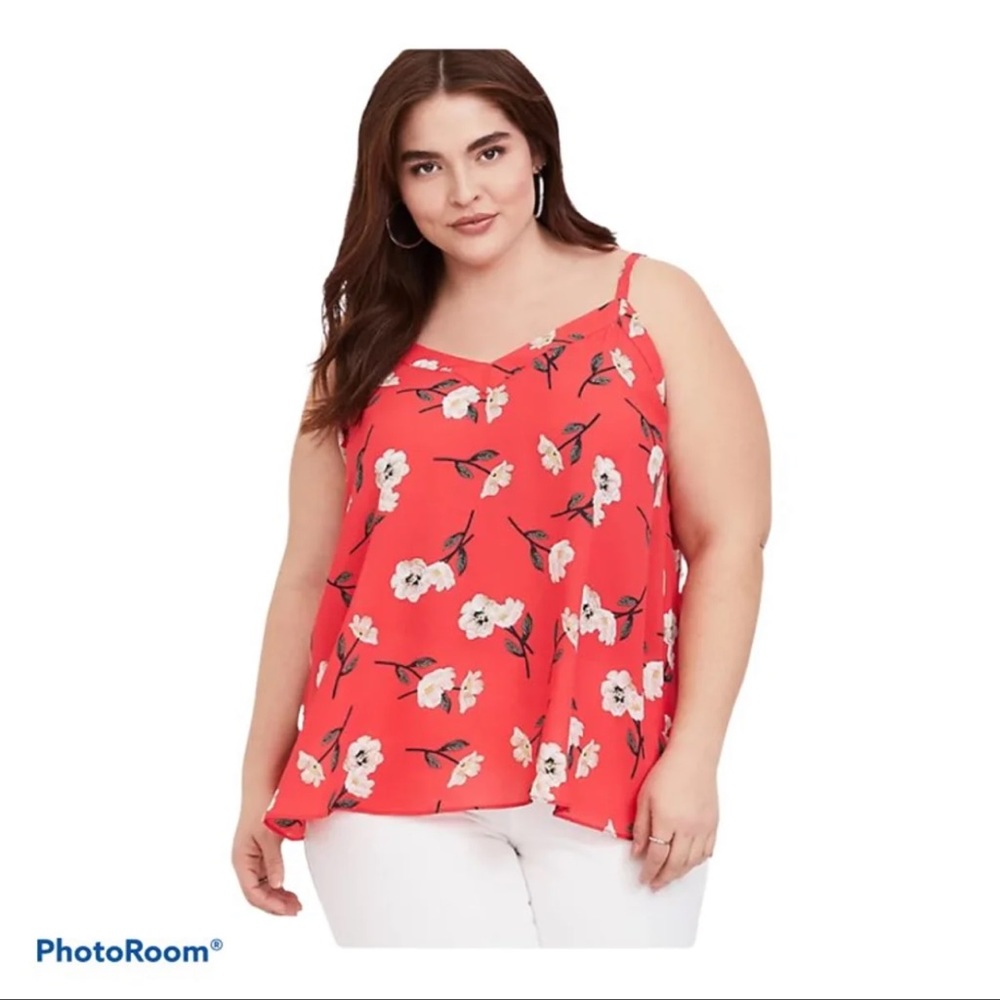 Torrid Floral Georgette Swing Cami - Picture 2 of 5